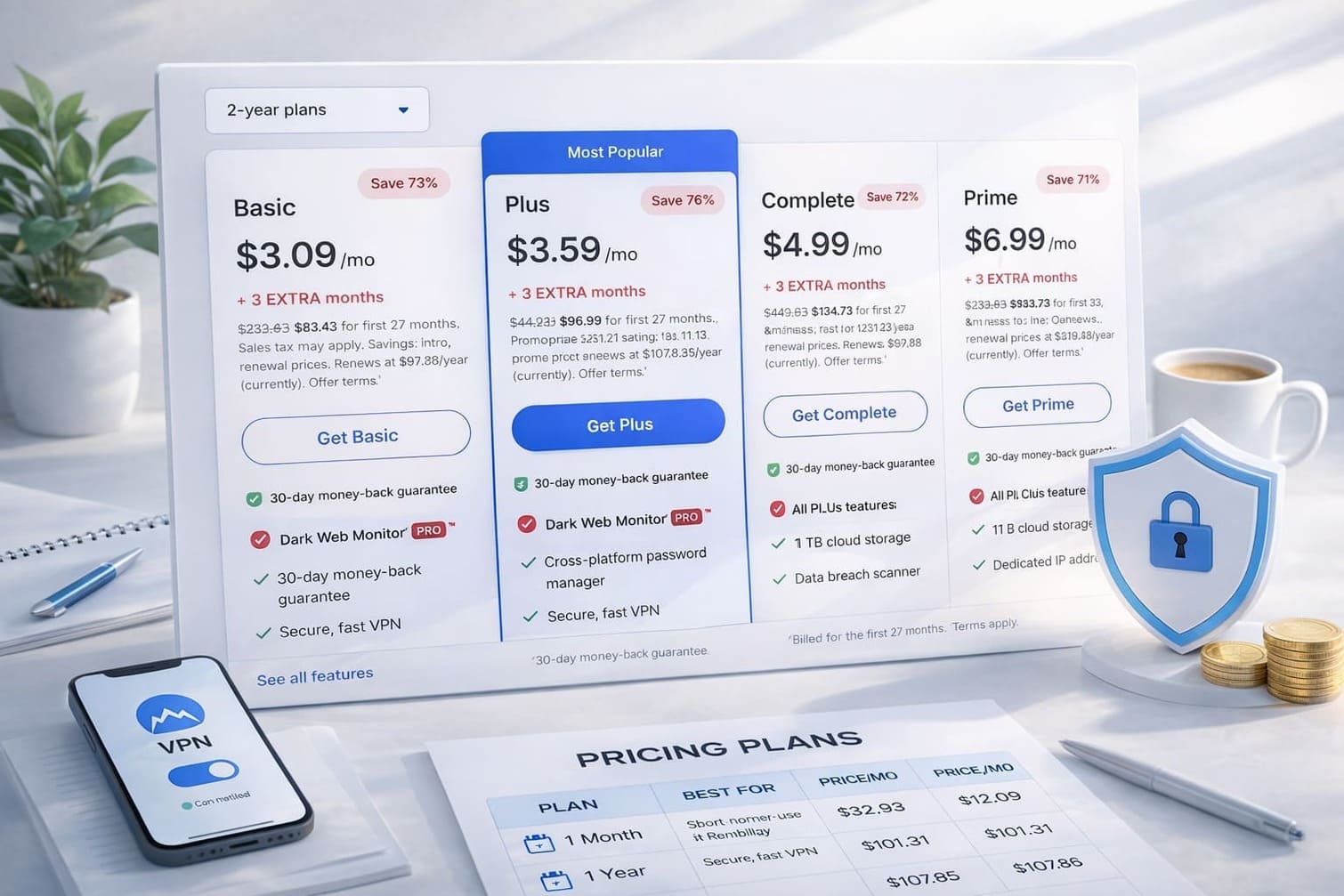 nord vpn cost pricing plans comparison secure vpn subscription
